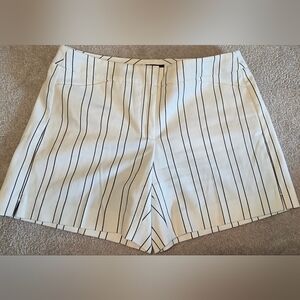 White House Black Market size 4 pinstripe Shorts